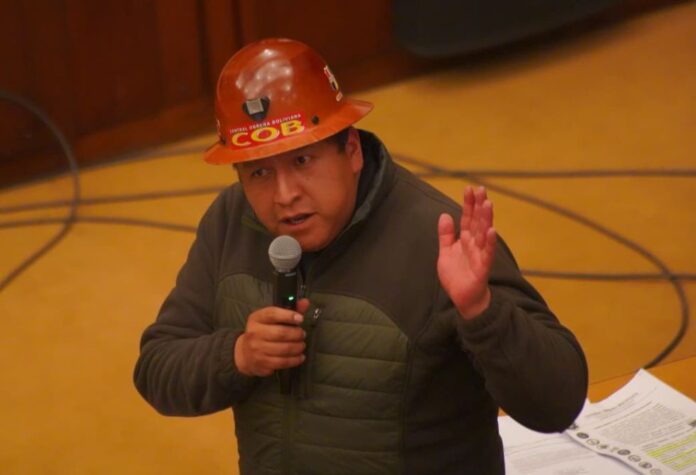  EVISMO CUESTIONA A LA COB Y ACUSA A MARIO ARGOLLO DE “COLGARSE” DE LAS MOVILIZACIONES CAMPESINAS