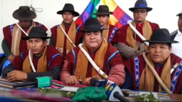 CAMPESINOS DE LA TÚPAC KATARI RATIFICAN PAUSA EN BLOQUEOS Y ANUNCIAN ACCIONES LEGALES CONTRA CONDORI