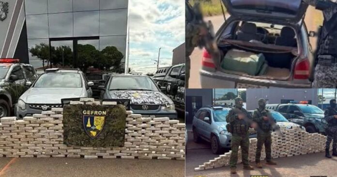  BRASIL INCAUTA 248 KILOS DE DROGA PROCEDENTE DE BOLIVIA Y DESCUBRE USO DE STARLINK PARA EVADIR CONTROLES 