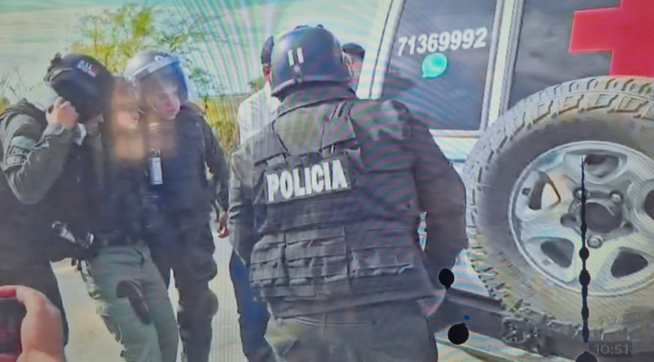 DOS POLICÍAS RESULTAN HERIDOS DE BALA DURANTE EL DESBLOQUEO EN SAN JULIÁN 