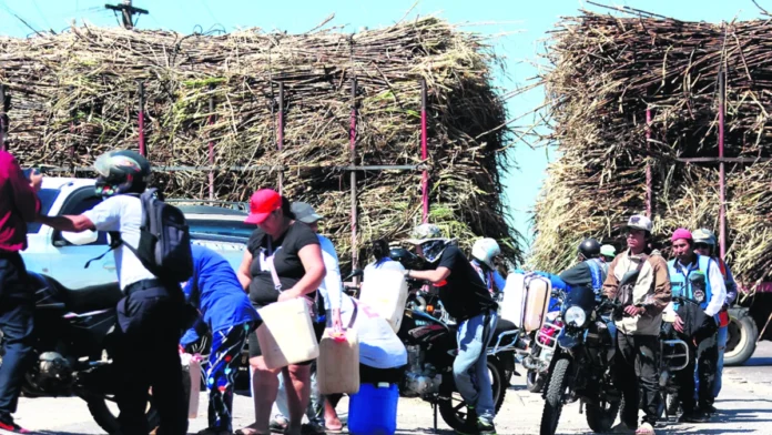ESCASEZ DE DIÉSEL AFECTA LA PRODUCCIÓN DE POLLO, ARROZ Y CAÑA DE AZÚCAR