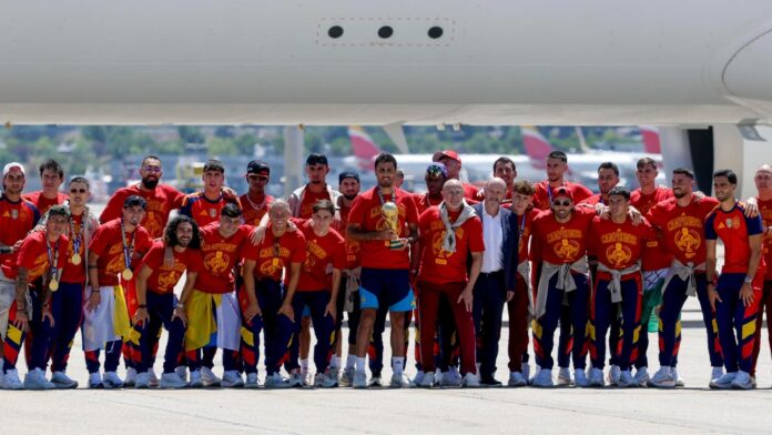 ESPAÑA YA CELEBRA EL TÍTULO MUNDIAL EN MADRID