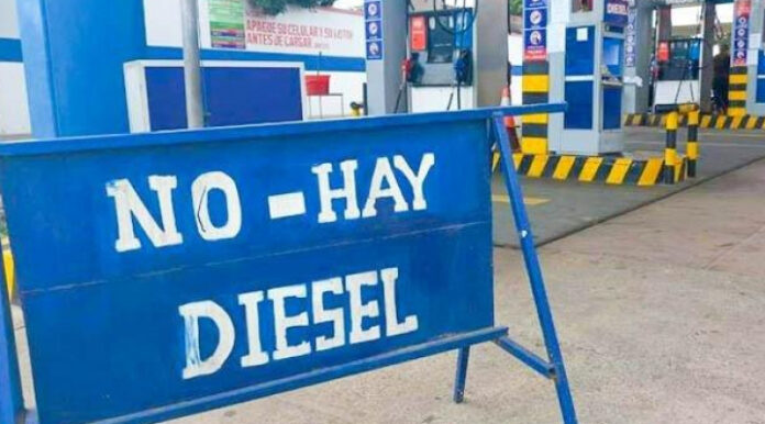 SECTORES AMENAZAN CON PROTESTAS POR DIÉSEL A BS 18