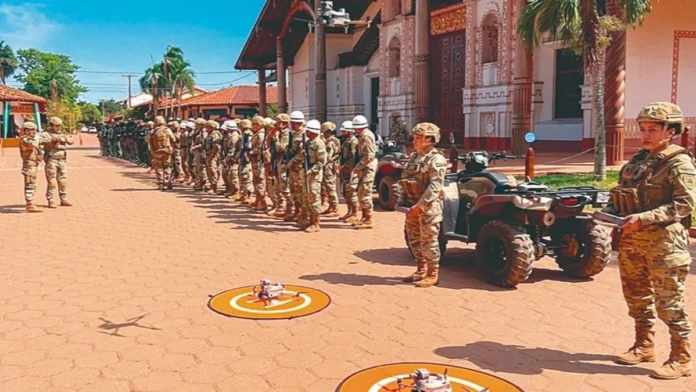  MILITARES REFUERZAN SEGURIDAD EN SAN IGNACIO DE VELASCO TRAS CUATRO MUERTES VIOLENTAS 