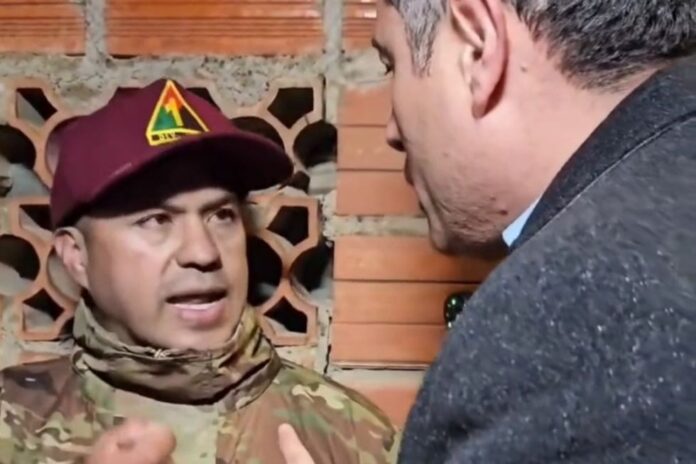 MINISTRO DE DEFENSA RESPALDA A MILITAR INCREPADO POR LARA EN VIACHA