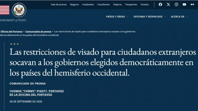GOBIERNO BOLIVIANO SOLICITA A EEUU INFORMACIÓN SOBRE EL CASO DE LAS VISAS 